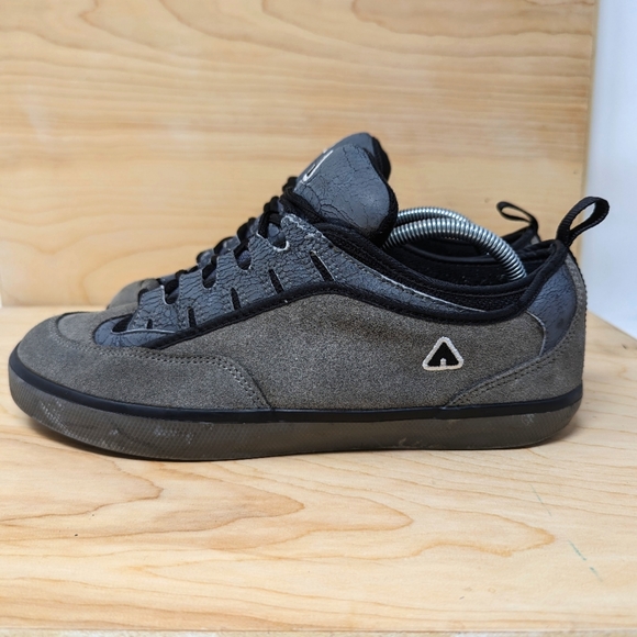 Airwalk Mens Neptune Grey Size 10 Shoes Lace Up Skater Sneakers - Picture 3 of 7